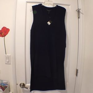 Sweater knit hi lo top